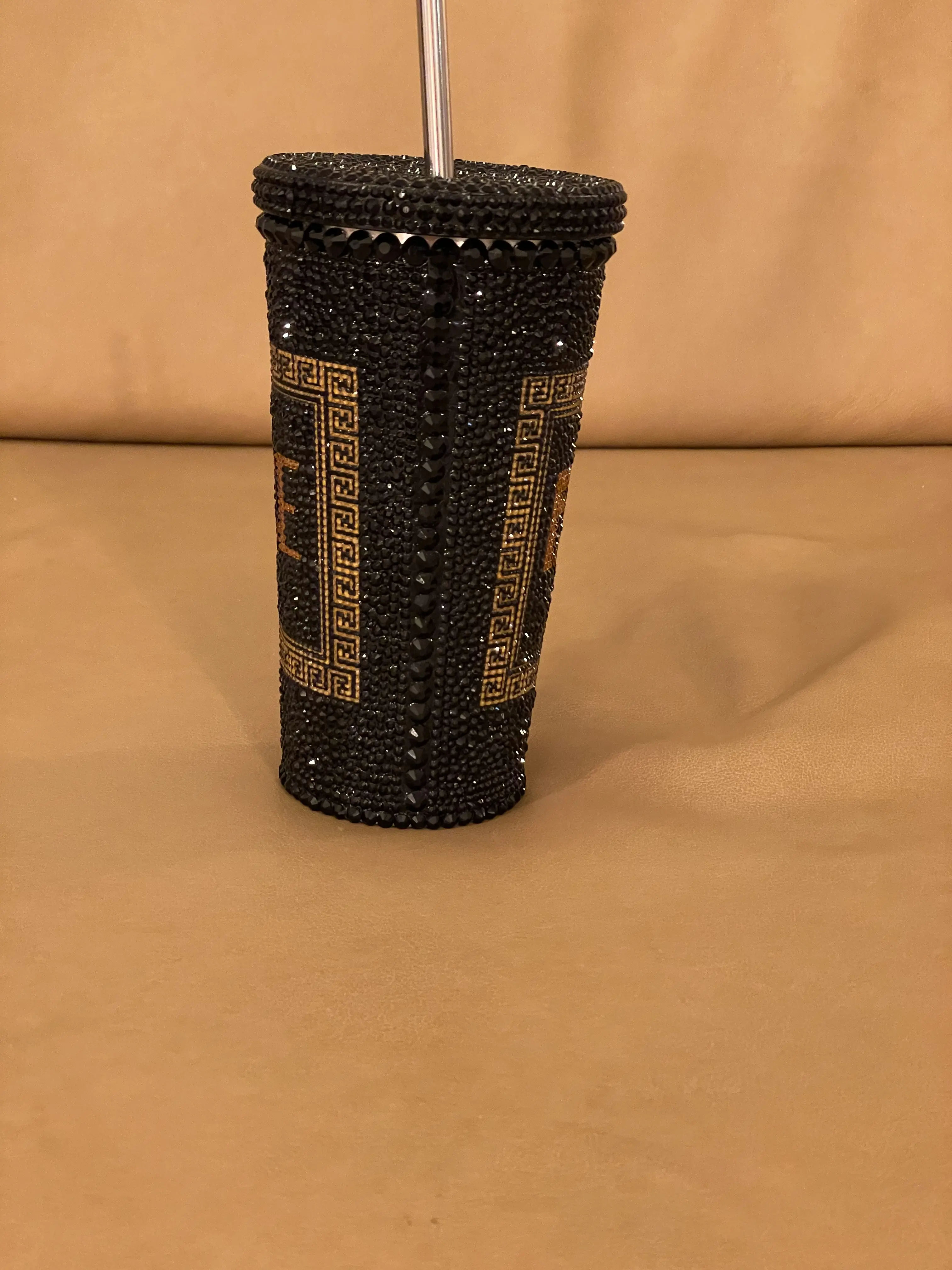 FENDI X VERSACE bedazzled Travel Cup | LOOP Marketplace