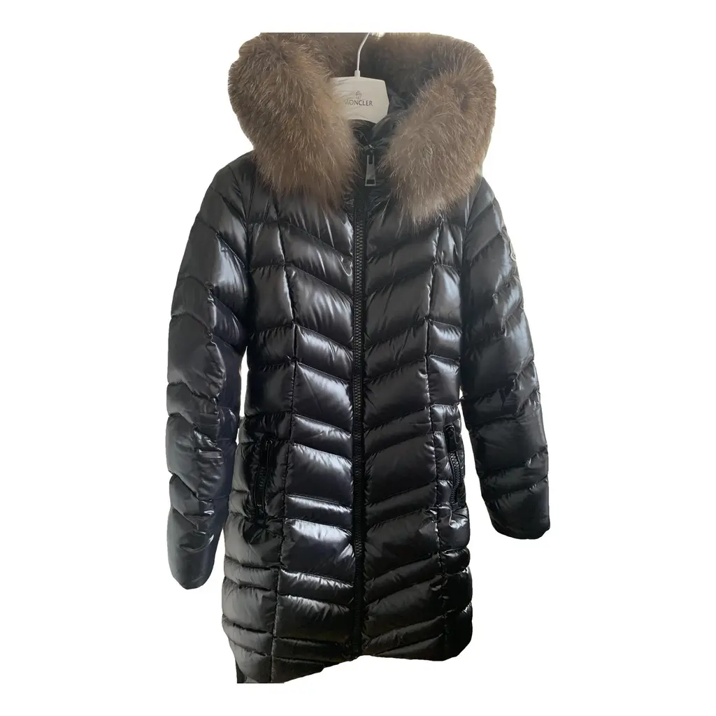 MONCLER Fulmar Long Coat in Black | LOOP-Marktplatz
