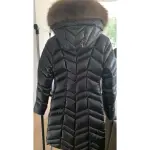 MONCLER Fulmar Long Coat in Black