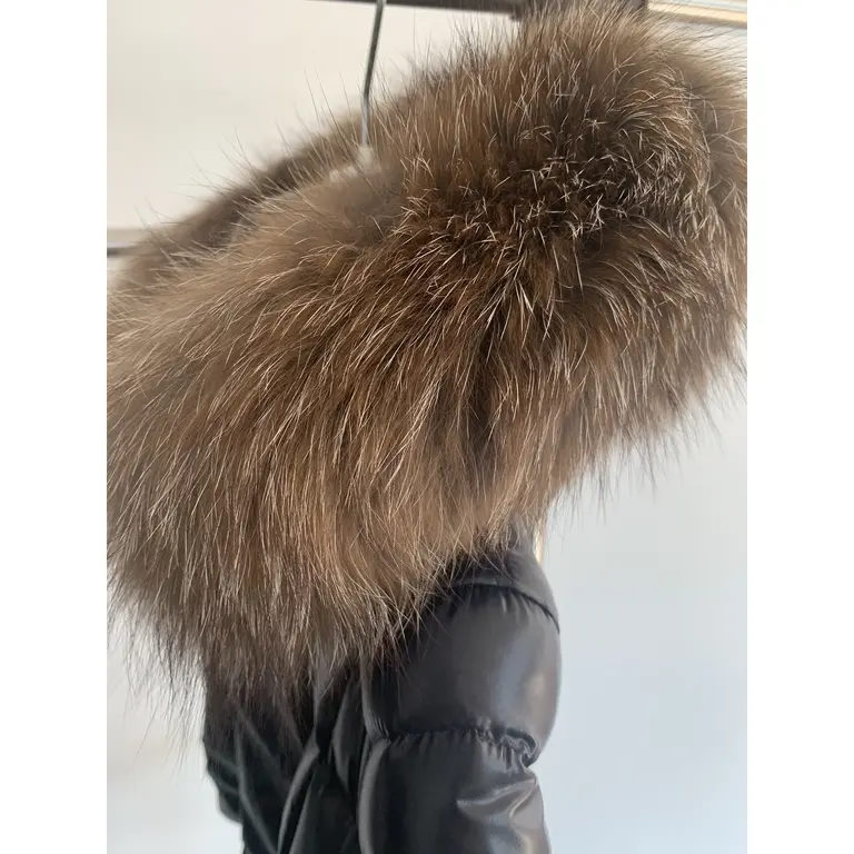 MONCLER Fulmar Long Coat in Black | LOOP-Marktplatz