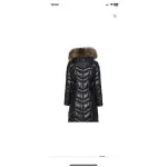MONCLER Fulmar Long Coat in Black