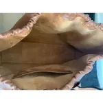 CELINE CABAS LEATHER TRIOMPHE TAN