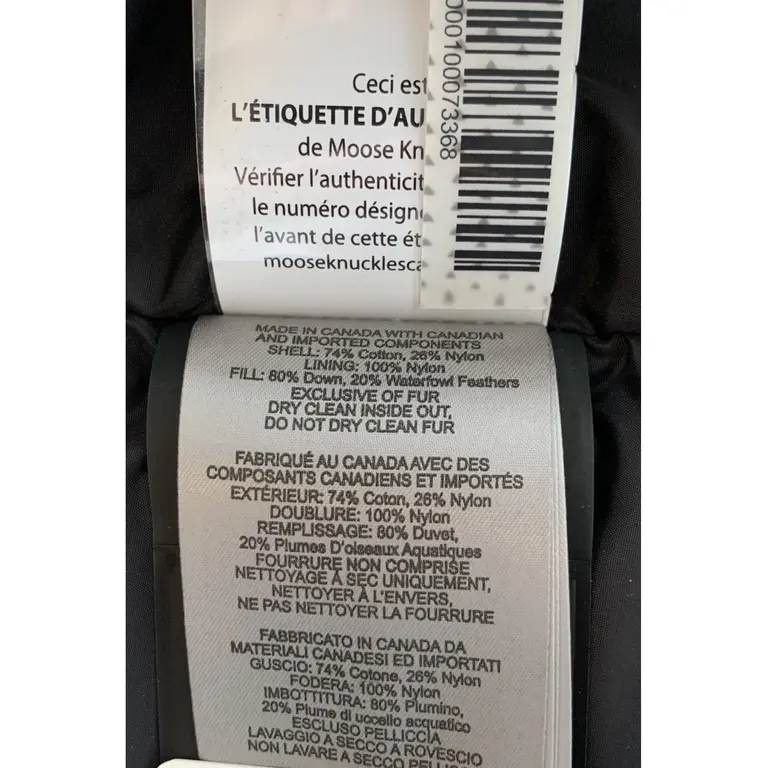 Moose Knuckles Parka with fur in black | LOOP Marketplace