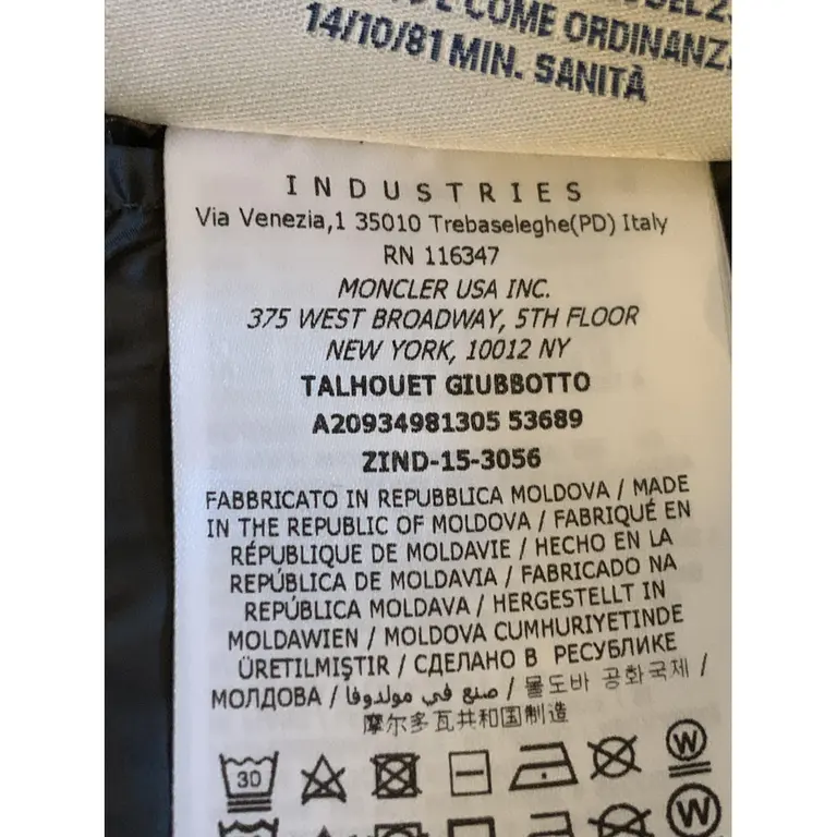 MONCLER Talhouet Women Coat Steel Grey | LOOP Marketplace