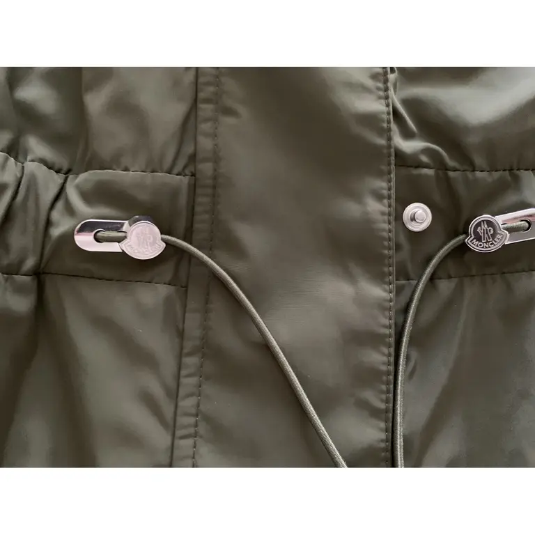 MONCLER “Ocre” Parka in Olive | LOOP Marketplace