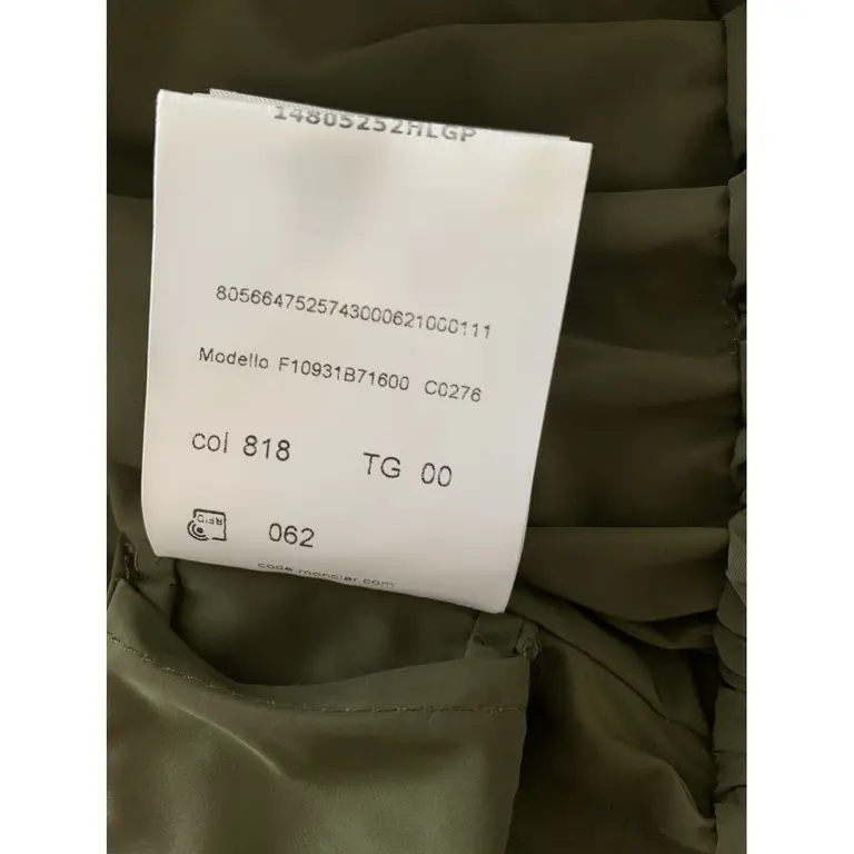 MONCLER “Ocre” Parka in Olive | LOOP Marketplace