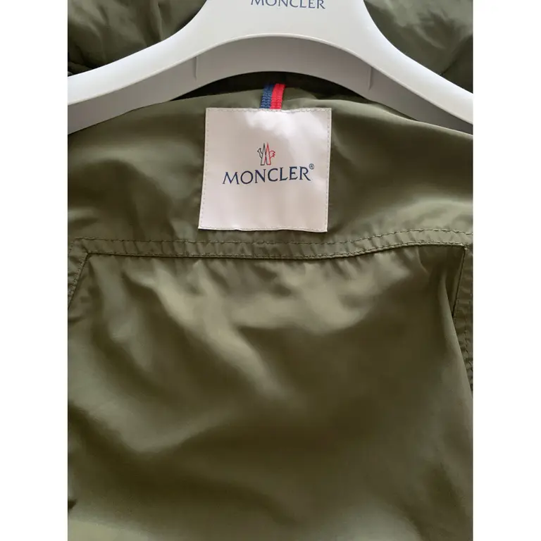 MONCLER “Ocre” Parka in Olive | LOOP Marketplace
