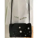 LONGCHAMP Le Pliage bag Black with Stars