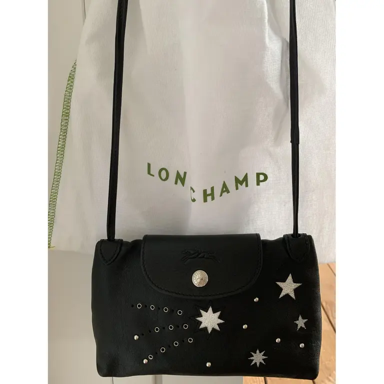 LONGCHAMP Le Pliage bag Black with Stars | LOOP Marketplace