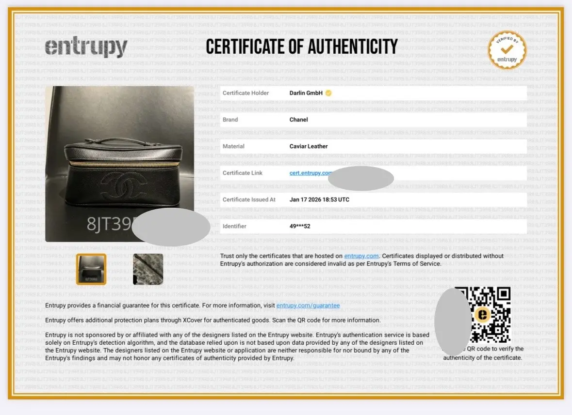 Chanel Vanity Case Caviar Leder | LOOP Marketplace