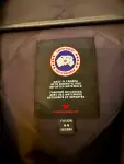 CANADA GOOSE Navy Blue Parka Rossclair