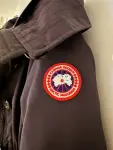 CANADA GOOSE Navy Blue Parka Rossclair