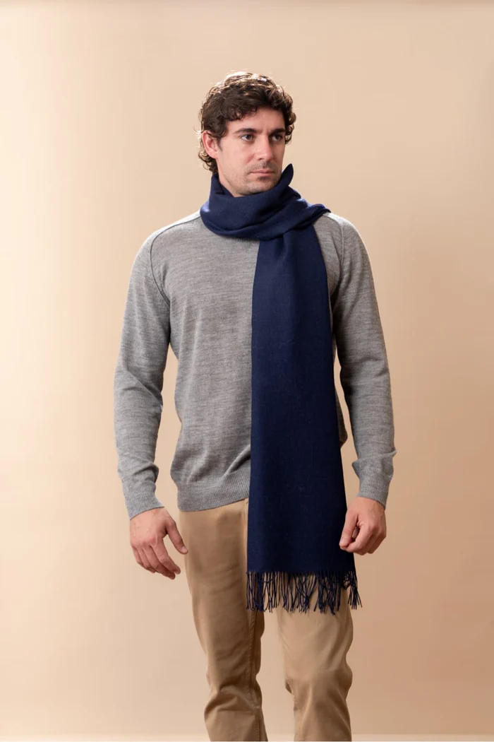 Classic Shawl - Navy Blue | LOOP-Marktplatz
