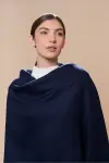 Classic Shawl - Navy Blue