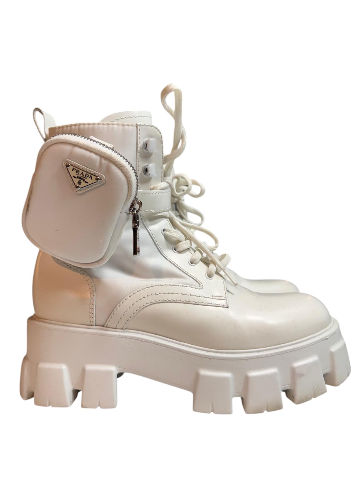 Prada Monolith ankle boots