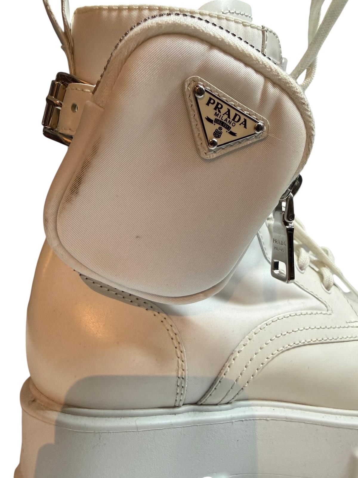 Prada Monolith ankle boots