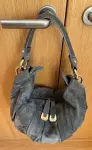 BALLY Shoulderbag - gray suede