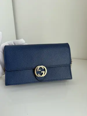 GUCCI GG Interlocking Wallet on Chain | Marché LOOP