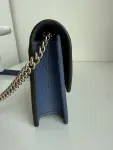 Portefeuille GUCCI GG Interlocking avec chaîne