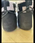 INUIKII shearling zig zag boots
