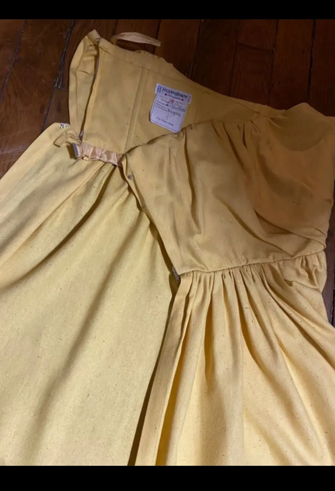 SAINT LAURENT Vintage Dress / Silk Chiffon | LOOP Marketplace