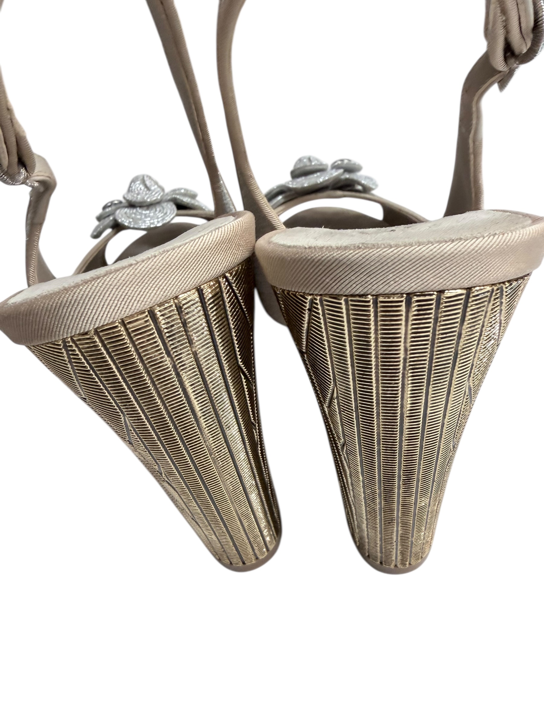 Chanel high heel sandals