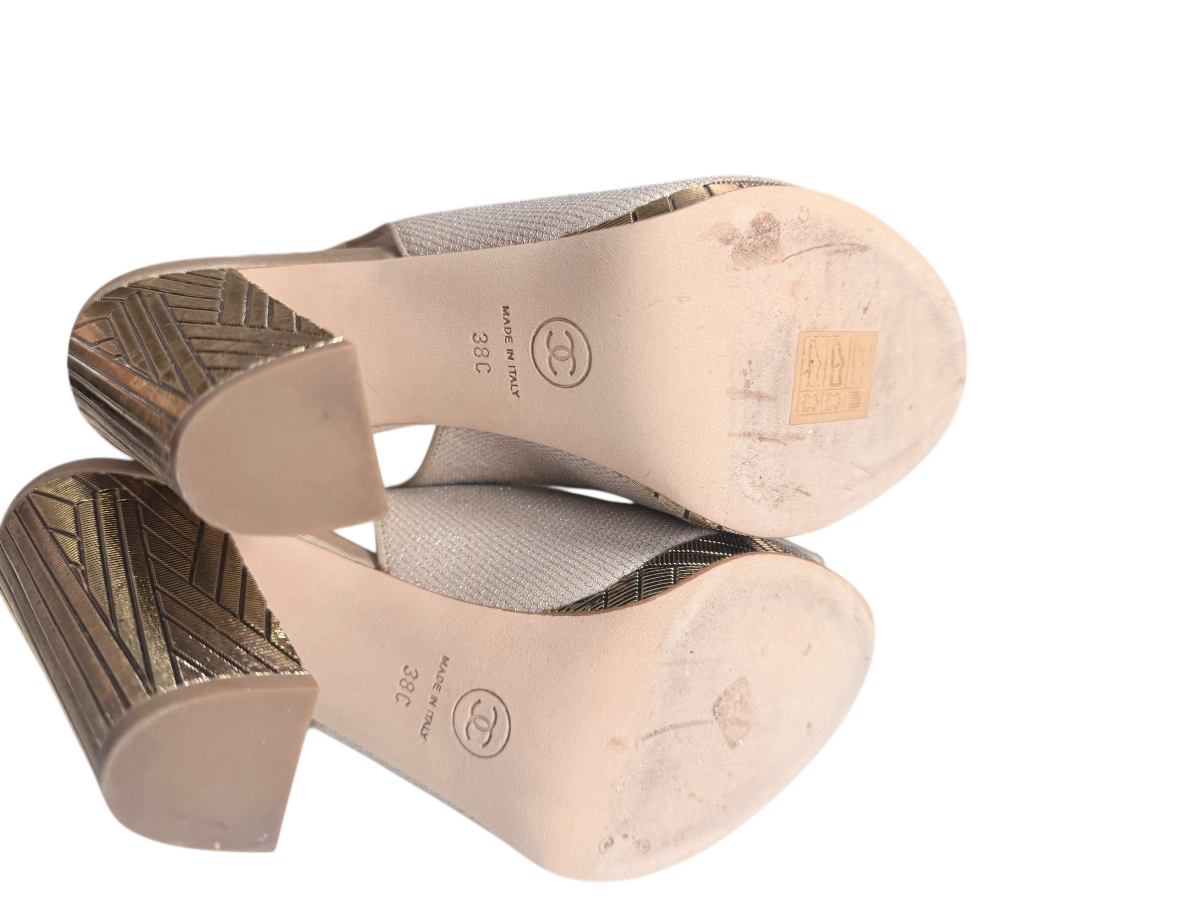 Chanel high heel sandals