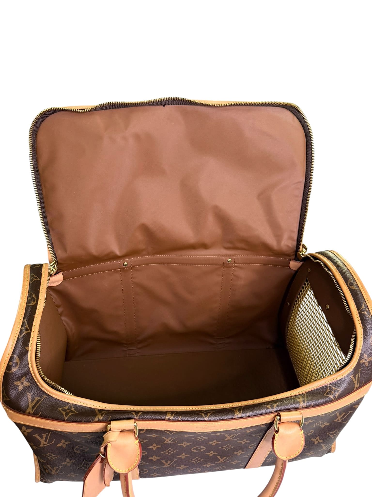 Louis Vuitton Dog Travel Bag
