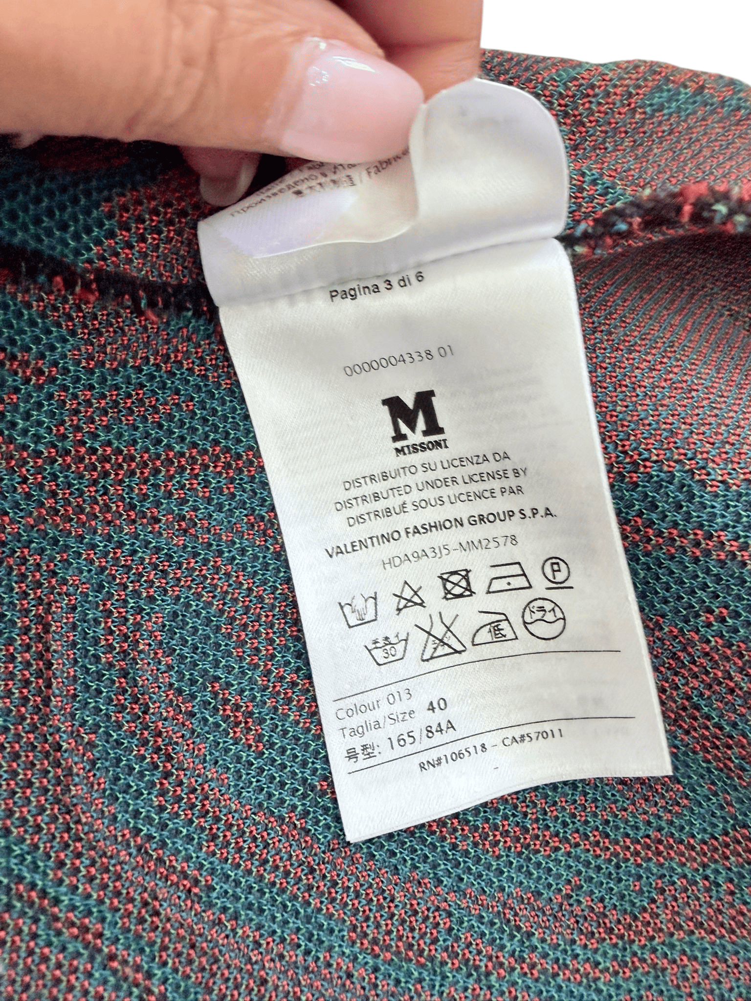 Missoni dress