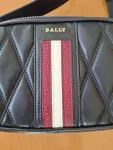 BALLY – Gesteppte Tasche aus schwarzem Leder