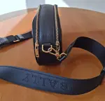 BALLY – Gesteppte Tasche aus schwarzem Leder