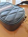 BALLY – Gesteppte Tasche aus schwarzem Leder