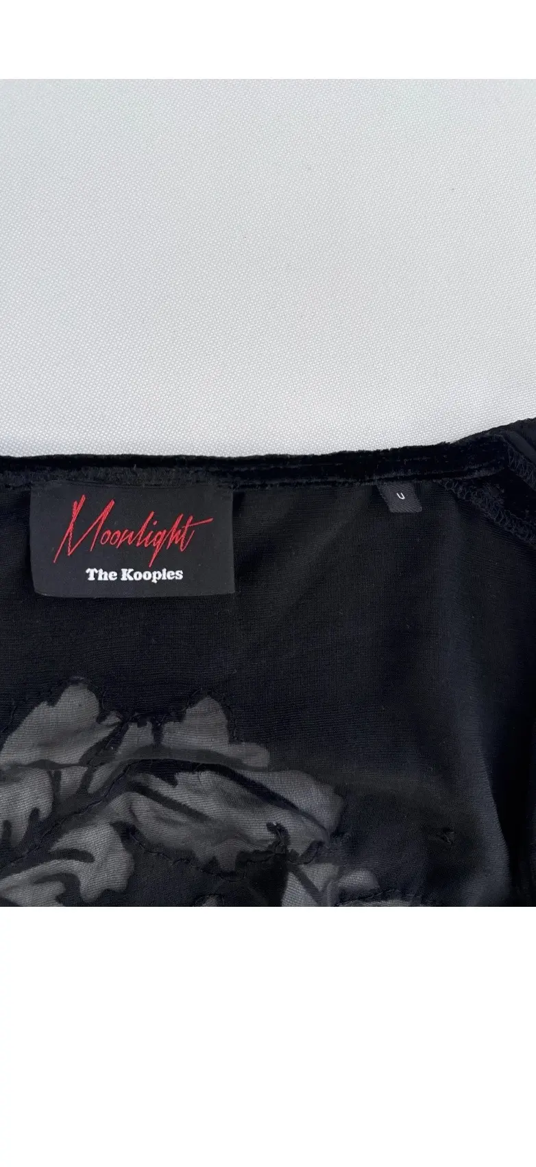 THE KOOPLES Samt-Kimono mit Fransen | LOOP-Marktplatz