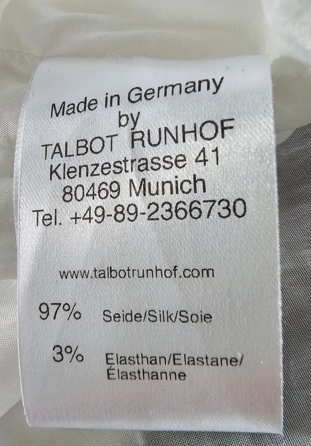 TALBOT RUNHOF, Kleid aus Stretch-Seide | LOOP-Marktplatz