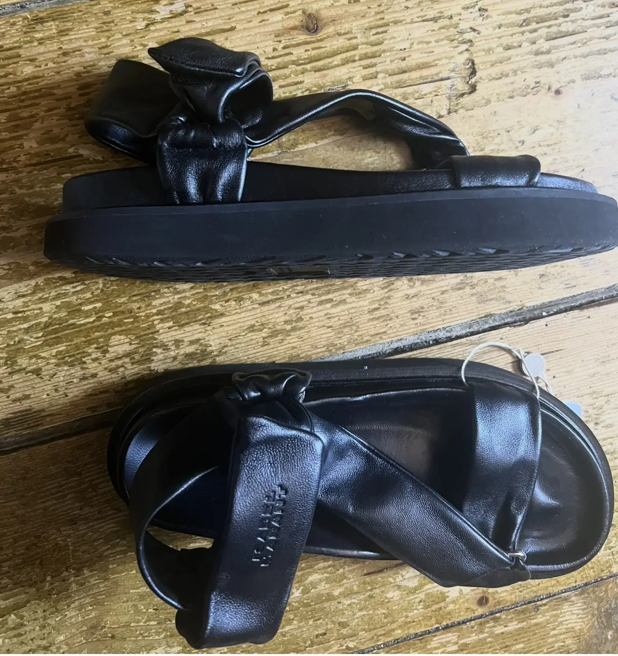 Isabel Marant Naori Leather Sandals | LOOP Marketplace