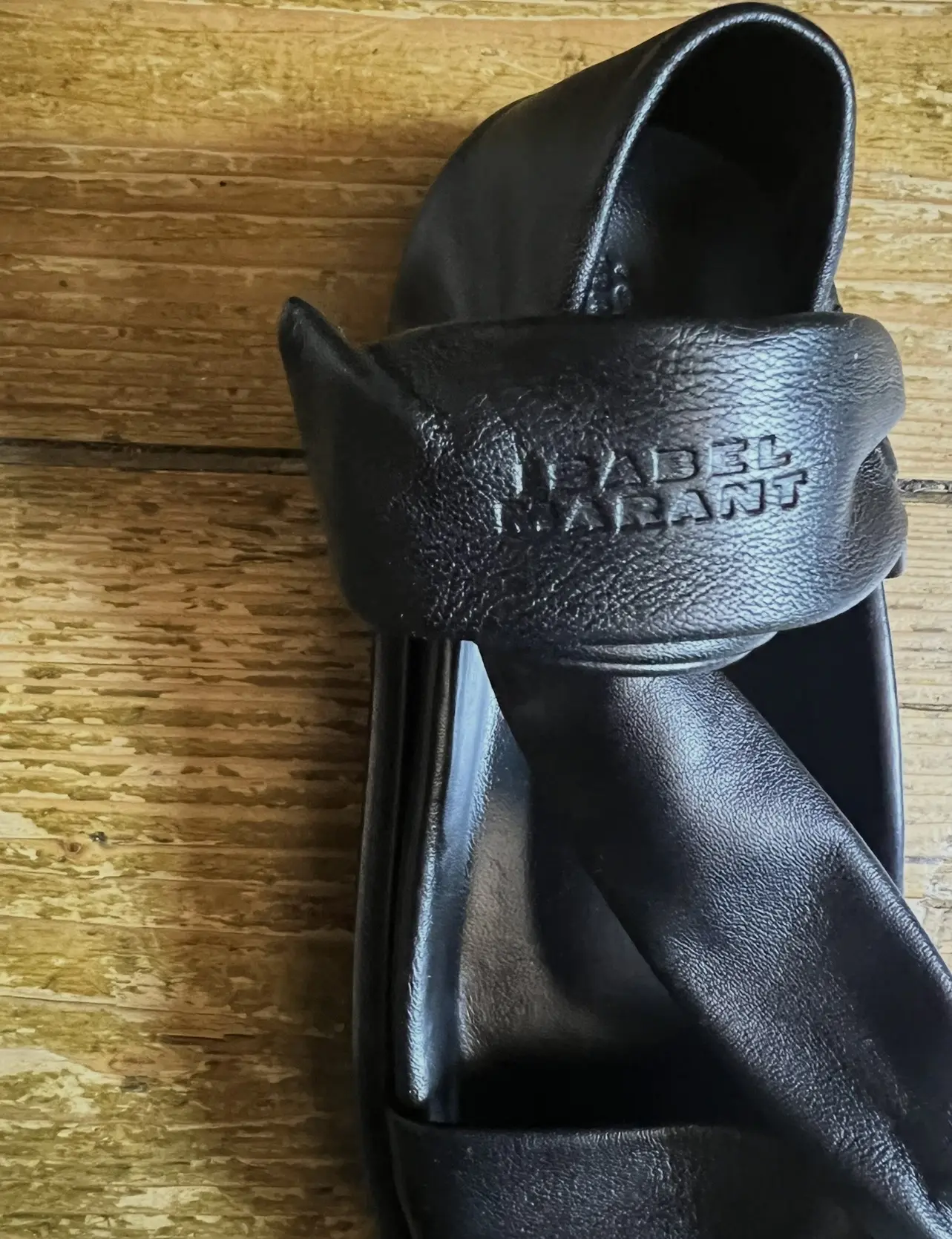Isabel Marant Naori Leather Sandals | LOOP Marketplace