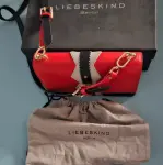 LIEBESKIND, rot-schwarzer Schulterriemen