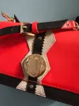 LIEBESKIND, rot-schwarzer Schulterriemen