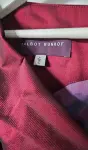 TALBOT RUNHOF, burgundy stretch dress