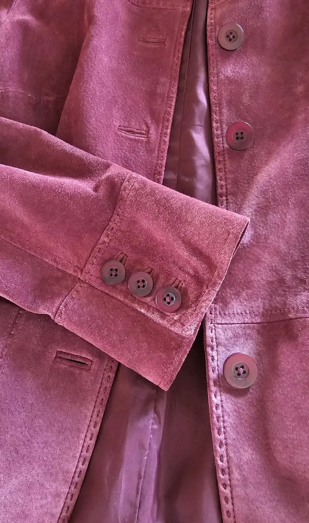 MONSOON, veste daim doublée | Marché LOOP