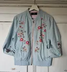 SIENNA, blouson bleu clair doublé