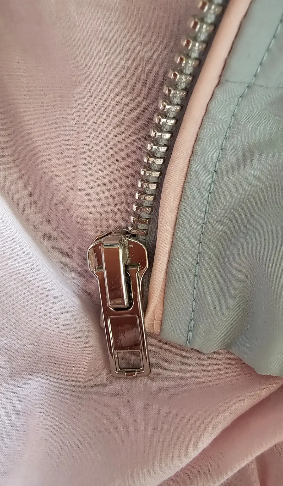 SIENNA, blouson bleu clair doublé | Marché LOOP