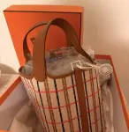 HERMES Picotin Canvas 18