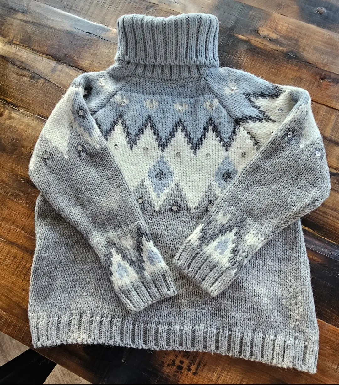 Reken Mar, nordischer Pullover mit Rollkragen | LOOP-Marktplatz