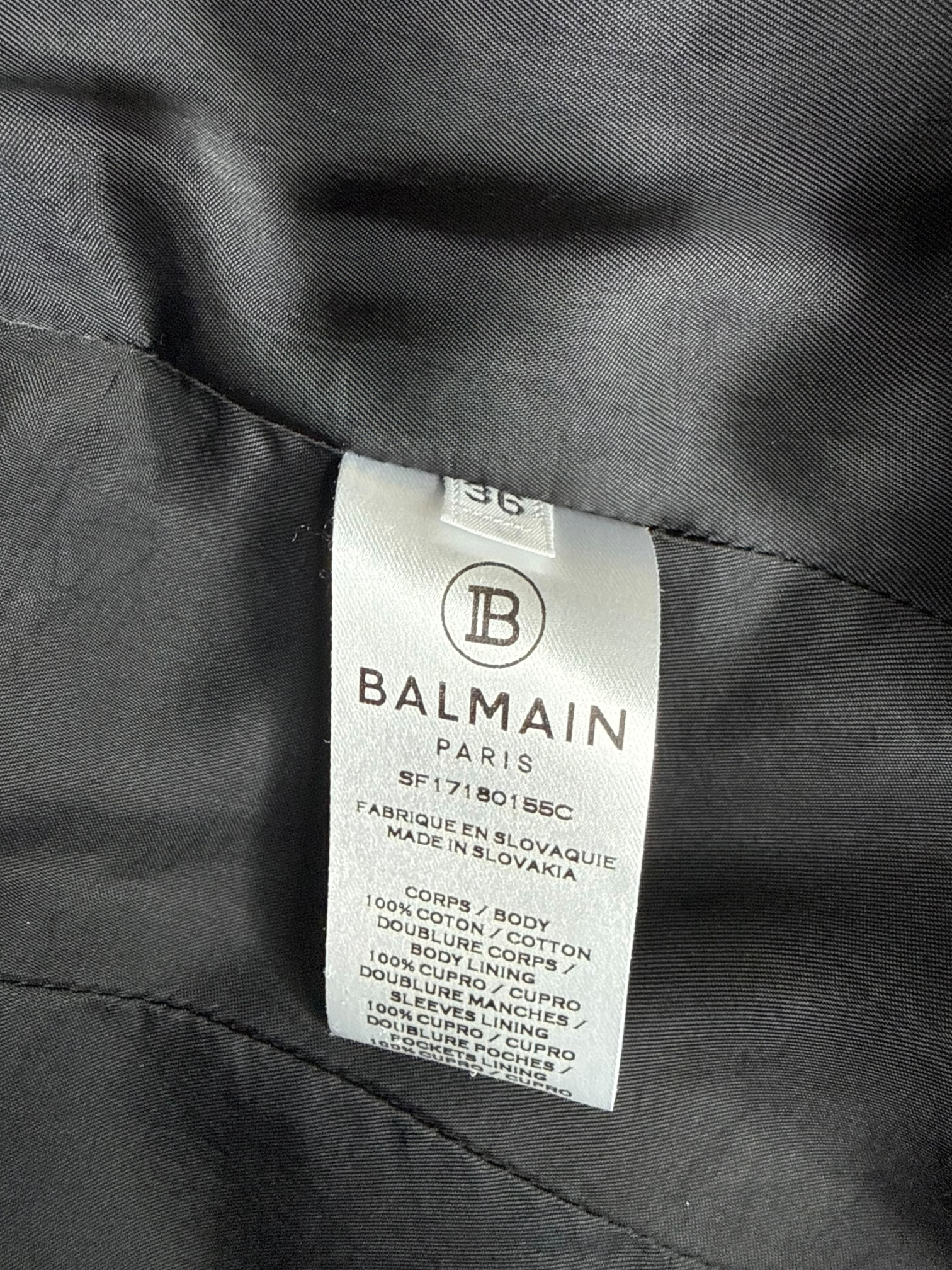 Balmain-Jacke | LOOP-Marktplatz