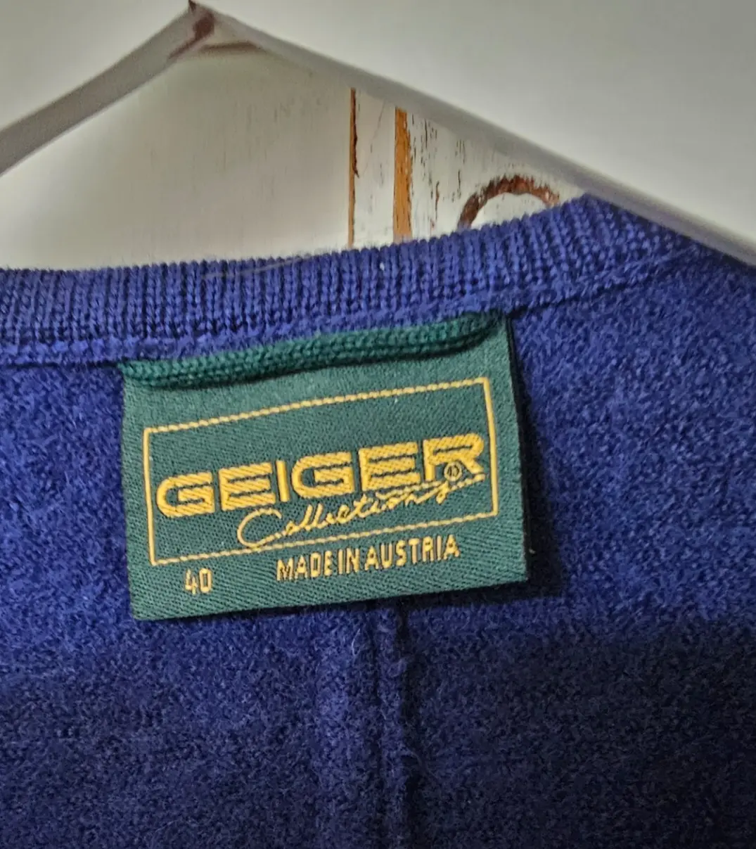 Geiger, Jacke aus Wolle in Königsblau | LOOP-Marktplatz