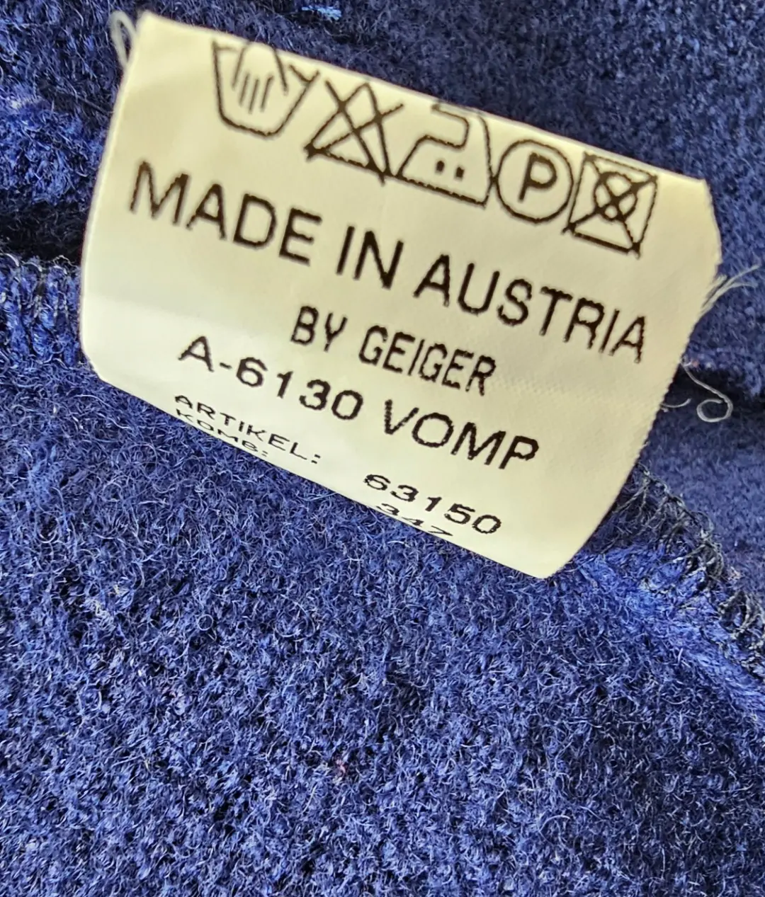 Geiger, Jacke aus Wolle in Königsblau | LOOP-Marktplatz